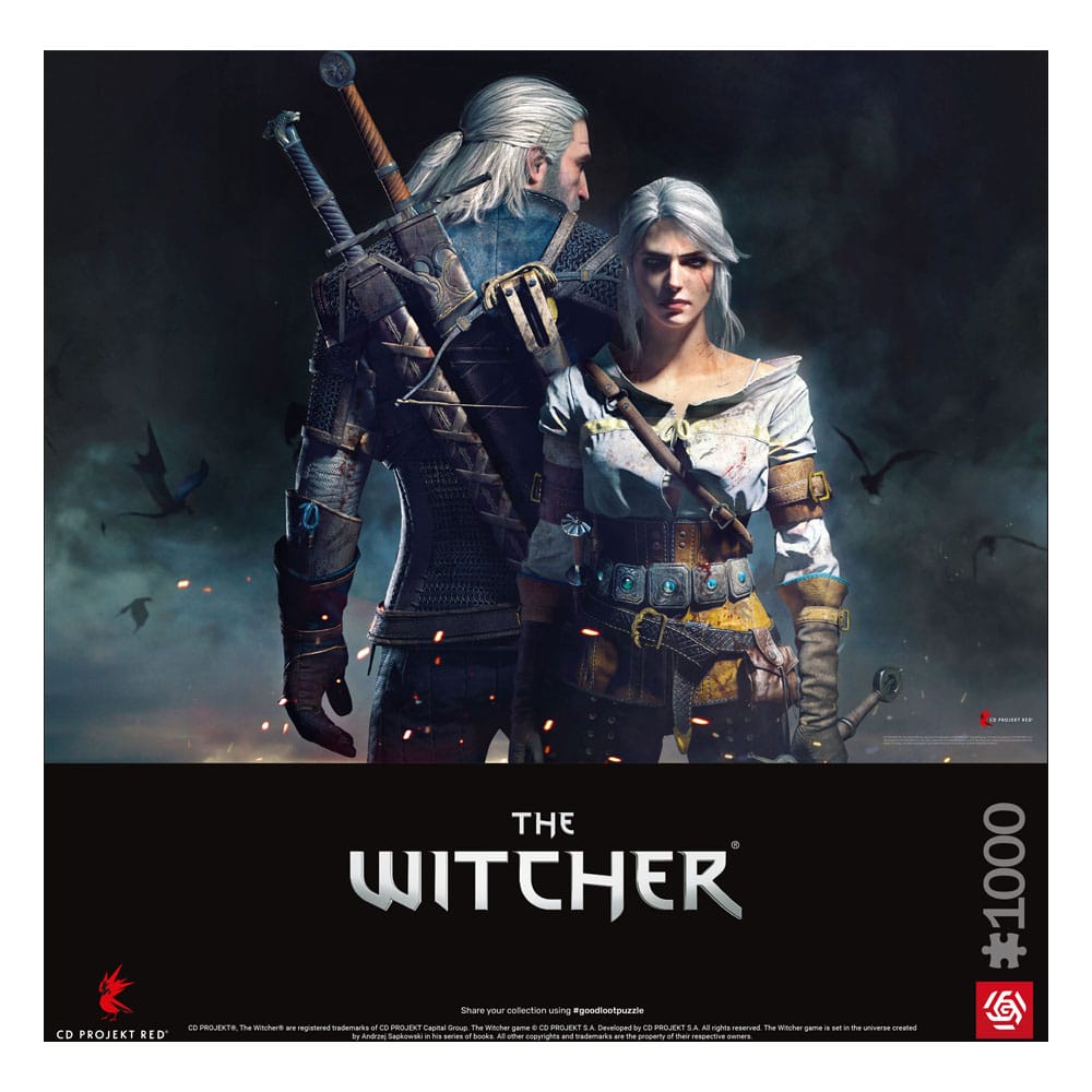 The Witcher Gaming Puzzle Geralt & Ciri (1000 pièces)