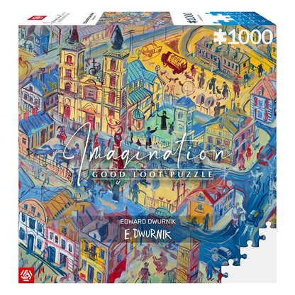 Edward Dwurnik Imagination Puzzle Radzymin (1000 pieces)