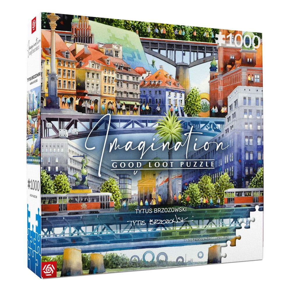 Tytus Brzozowski Imagination Puzzle Warsaw Bridges (1000 pieces)