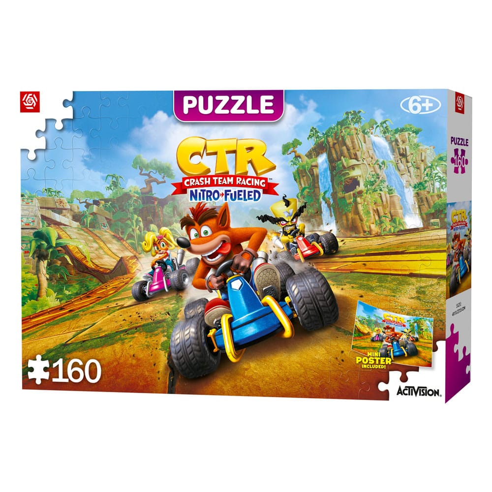 Crash Bandicoot Kids Puzzle Team Racing Nitro-gorivo (160 komada)