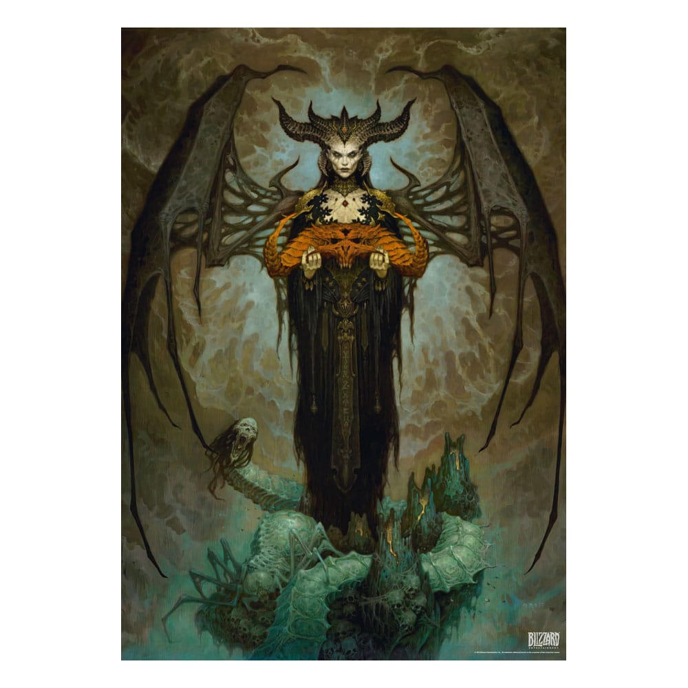 Diablo IV Gaming Puzzle Lilith (1000 pieces)