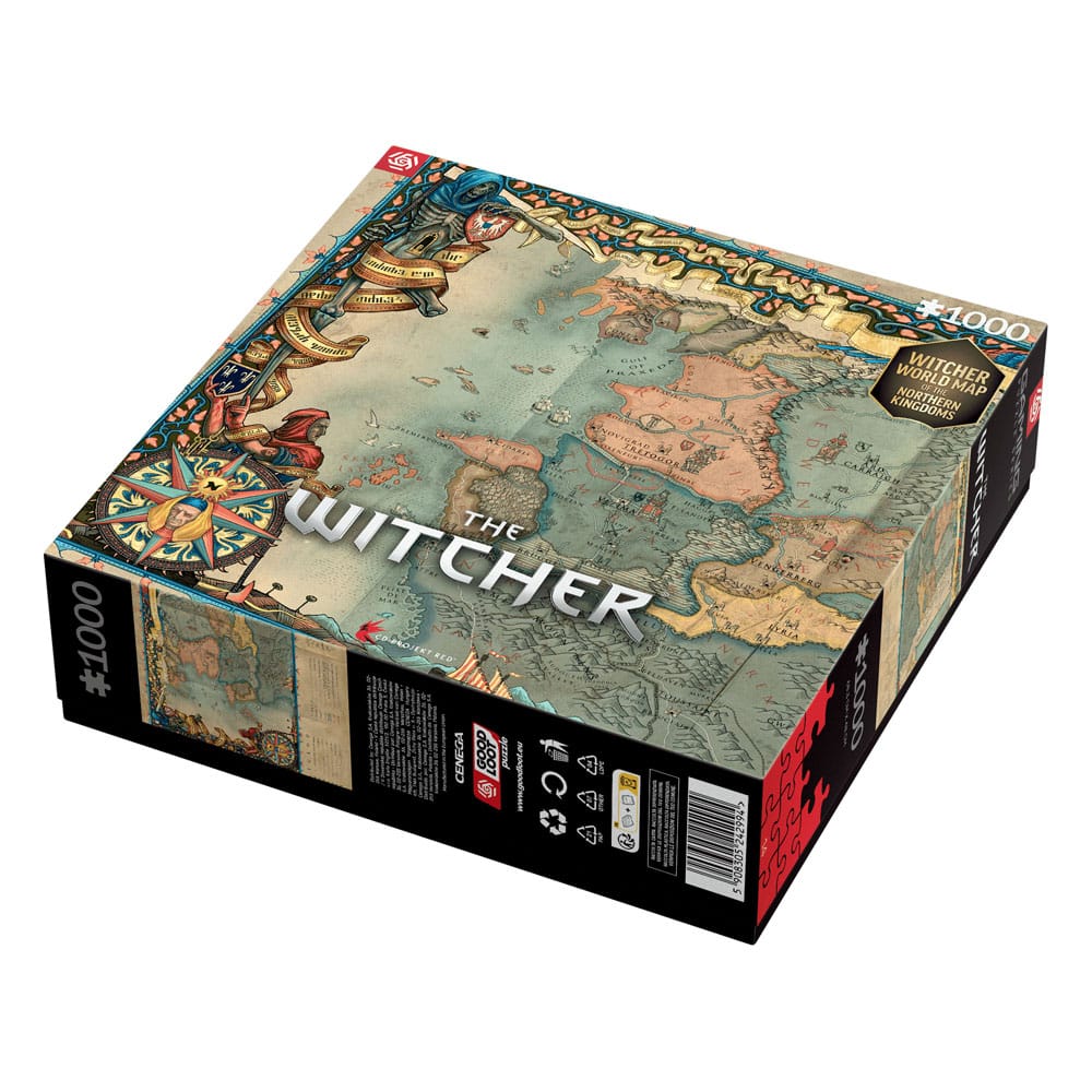 The Witcher 3 Gaming Puzzle the Northern Kingdoms (1000 stykker)