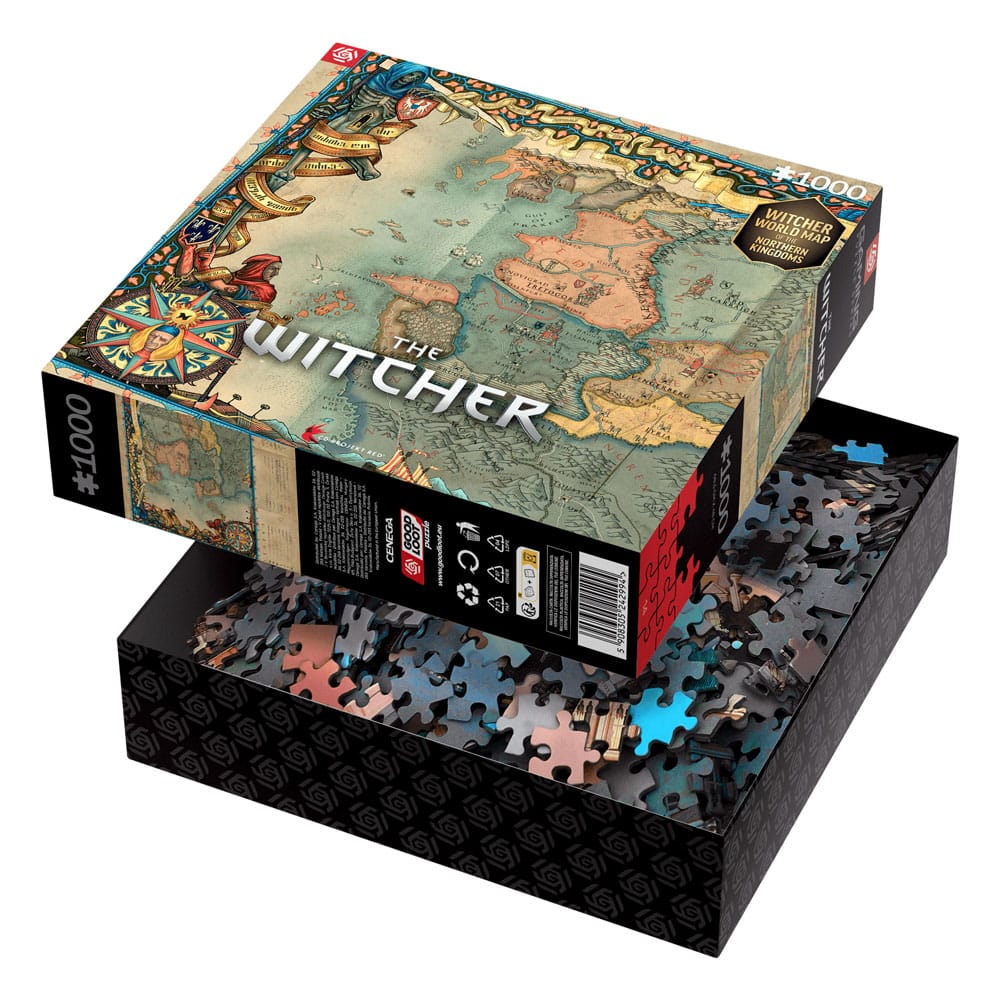 The Witcher 3 Gaming Puzzle the Northern Kingdoms (1000 stykker)