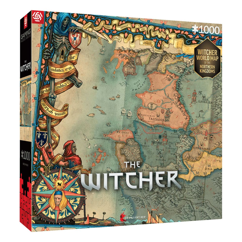 The Witcher 3 Gaming Puzzle the Northern Kingdoms (1000 stykker)