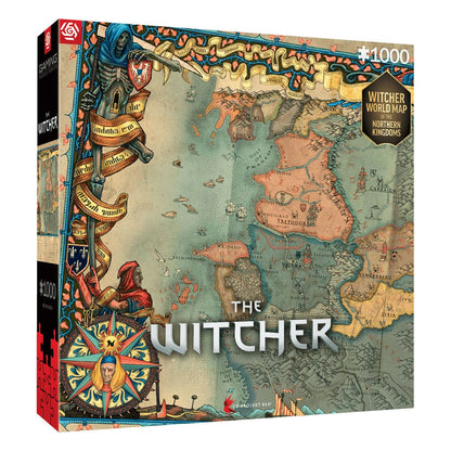 The Witcher 3 Gaming Puzzle the Northern Kingdoms (1000 stykker)