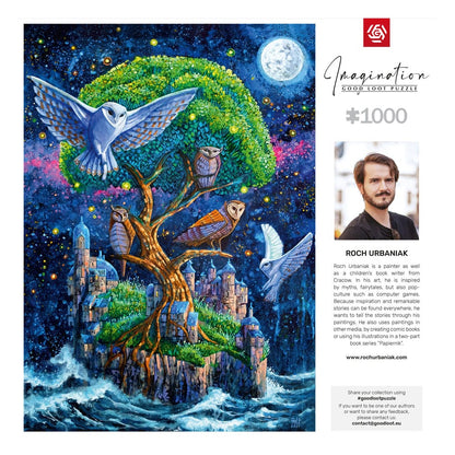 Roch Urbaniak Imagination Puzzle Owl Island / Wyspa Sów (1000 pièces)
