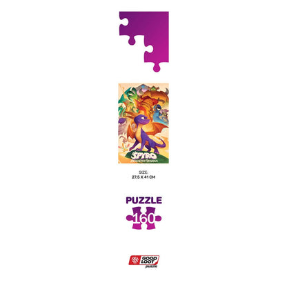 Spyro hat Trilogy Kids Puzzle Heroes (160 Stücke) wieder entzündet.