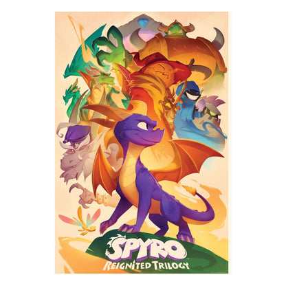 Spyro hat Trilogy Kids Puzzle Heroes (160 Stücke) wieder entzündet.