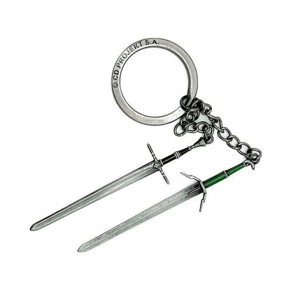 The Witcher III: Keychain Wild Hunt Geralt Two Swords