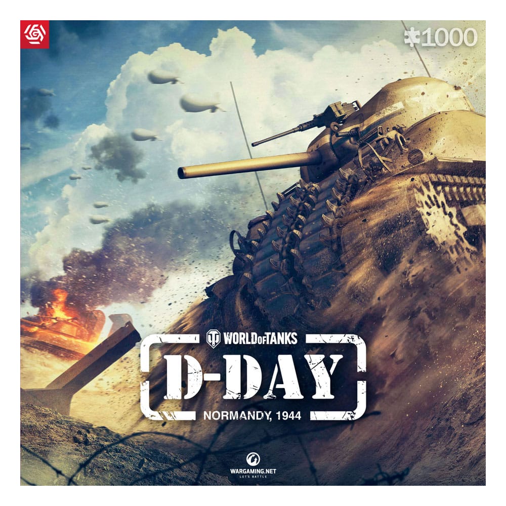 World of Tanks Gaming Puzzle D-Day (1000 stykker)