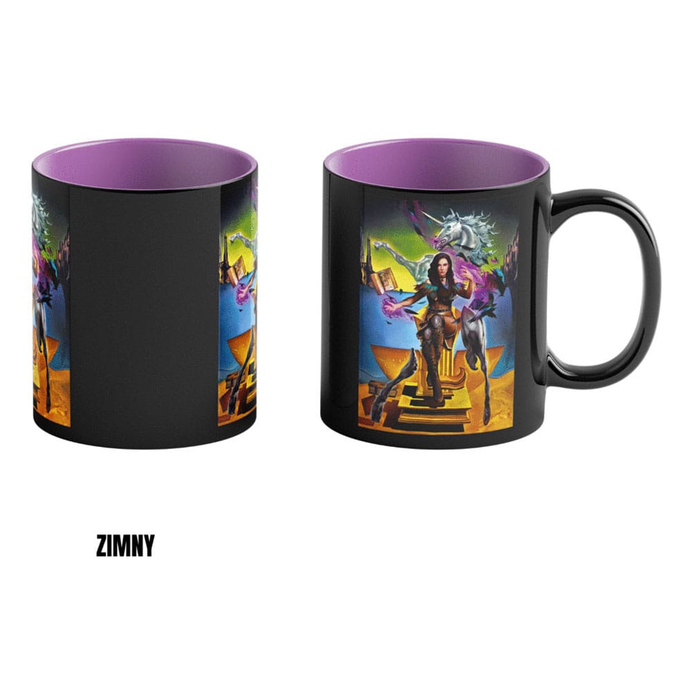The Witcher III: Wild Hunt Game Art Chronicles Change Change Mug Yennefer Inspiré par Salvador Dali 450 ML