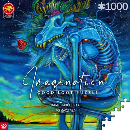 Imagination Series Pussel Kamil Jakóbczak Bialy Wilk (1000 bitar)