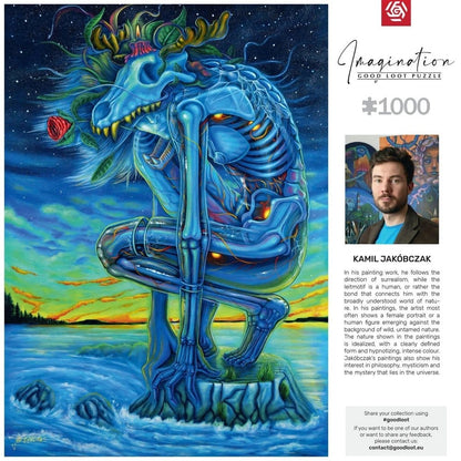 Imagination Series Pussel Kamil Jakóbczak Bialy Wilk (1000 bitar)