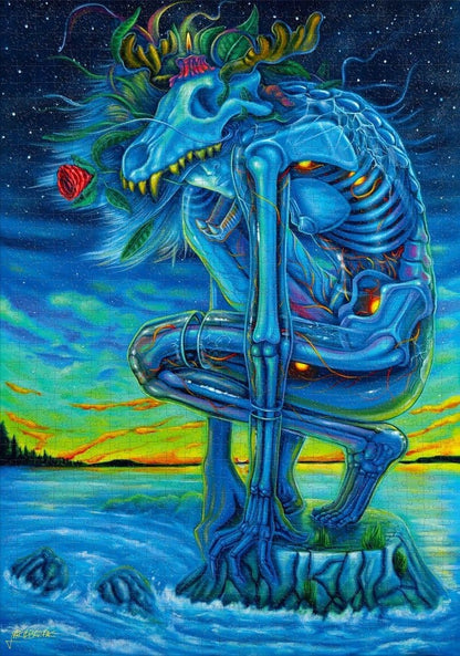 Imagination Series Pussel Kamil Jakóbczak Bialy Wilk (1000 bitar)
