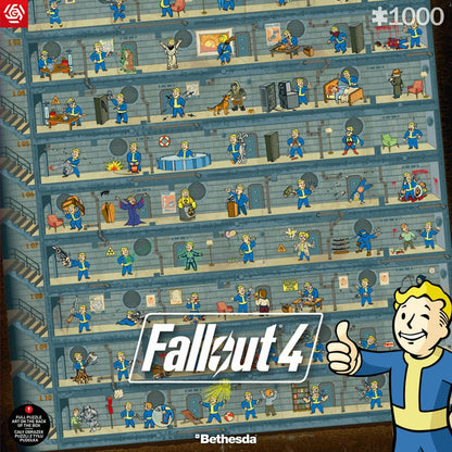 Fallout 4 Puzzle Perk Poster (1000 stykker)