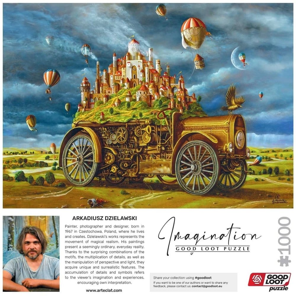 Imagination Series Puzzle Arkadiusz Dzielawski Wielka przeprowadzka (1000 stykker)