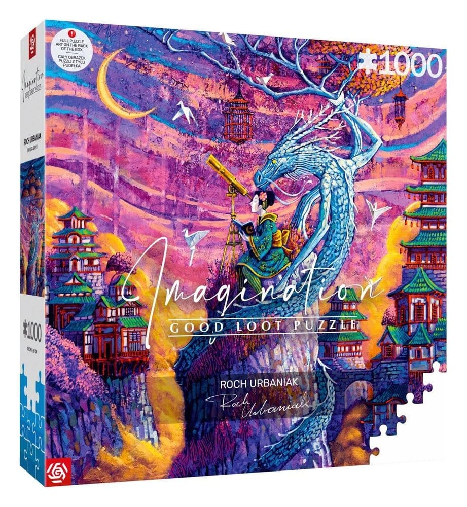 Puzzle Serie Imagination Roch Urbaniak Sakura i Ryu (1000 pezzi)