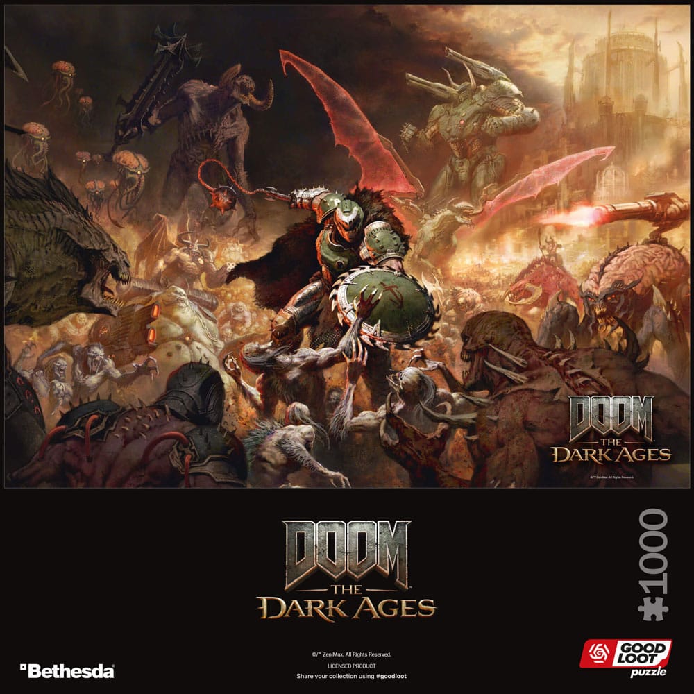 Doom the Dark Ages Puzzle Slayer's Rag (1000 pezzi)