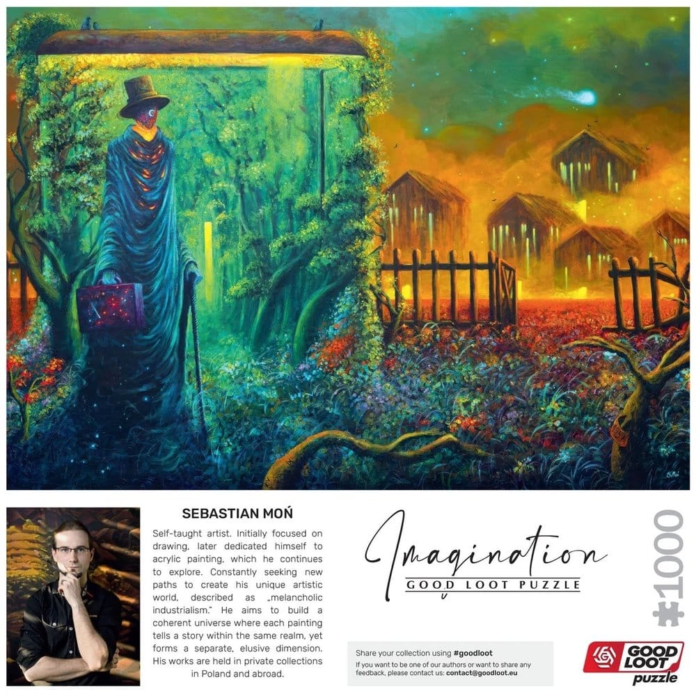 Imagination Serisi Puzzle Sebastian Mon Sabit Gezgin II (1000 parça)