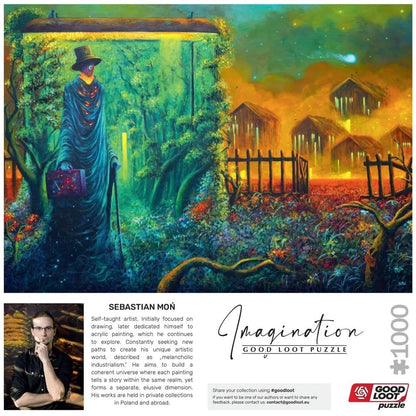 Imagination Serisi Puzzle Sebastian Mon Sabit Gezgin II (1000 parça)
