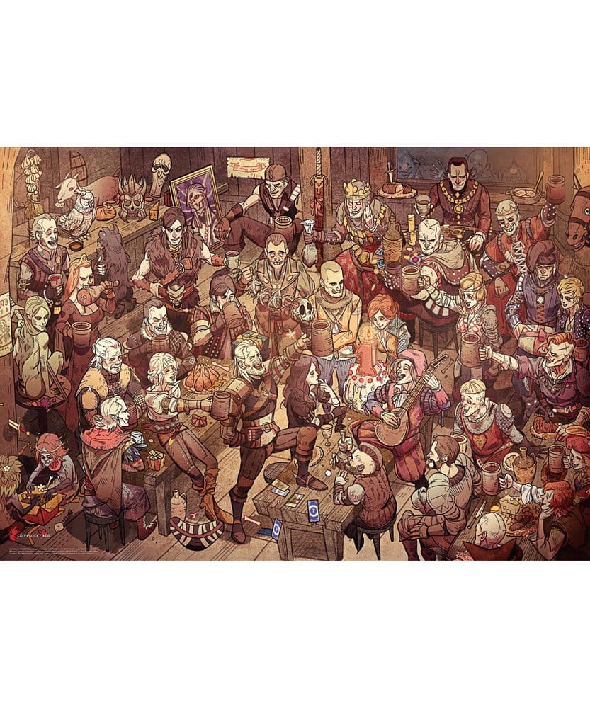 Puzzle Compleanno di The Witcher (1000 pezzi)