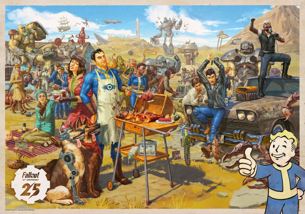 Fallout presentset Fallout Vault Loot Collection (pussel, strumpor, statyett och nyckelring)