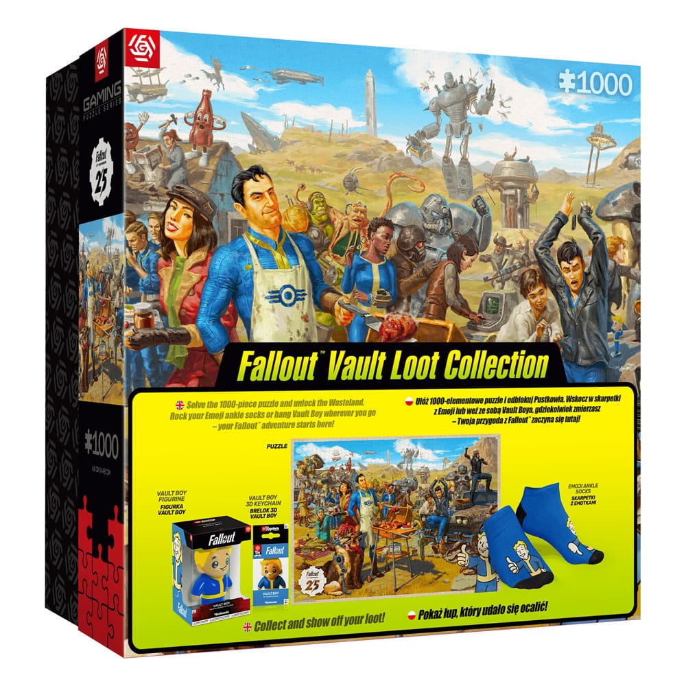 Fallout presentset Fallout Vault Loot Collection (pussel, strumpor, statyett och nyckelring)