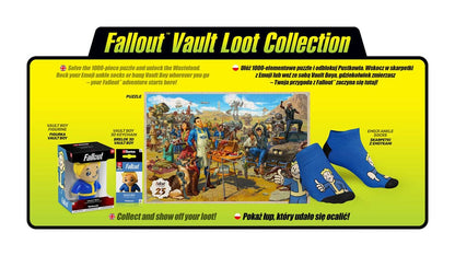Fallout presentset Fallout Vault Loot Collection (pussel, strumpor, statyett och nyckelring)