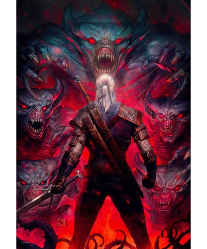 The Witcher Puzzle Corvo Bianco (1000 bitar)