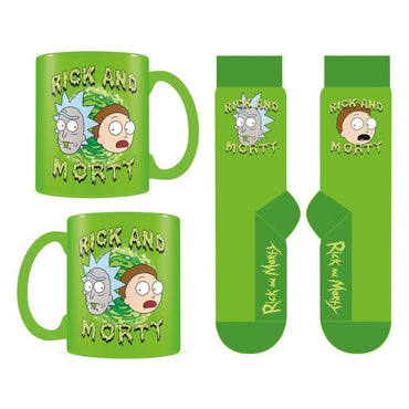 Rick och Morty Mug & Socks Set