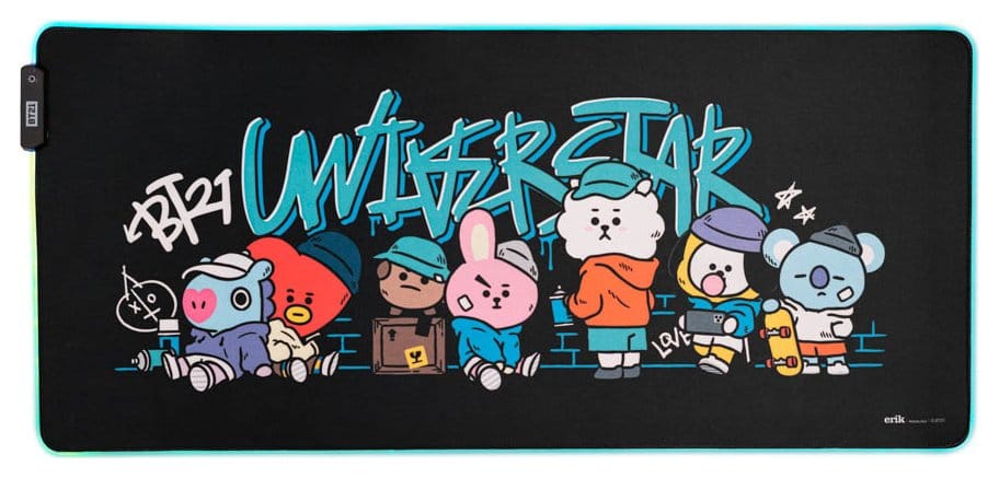 BT21 LED XXL Musmatta 90 x 40 cm
