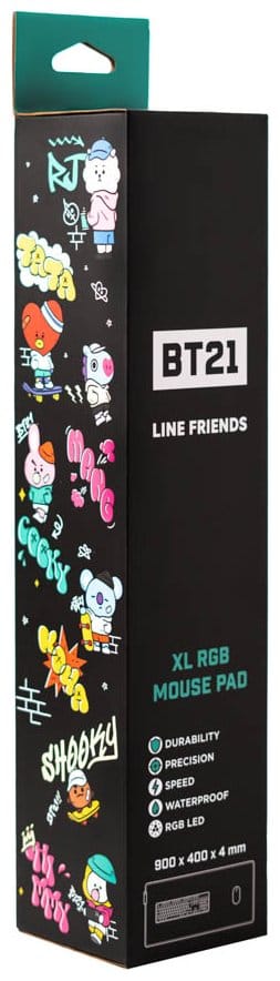 BT21 LED XXL Musmatta 90 x 40 cm