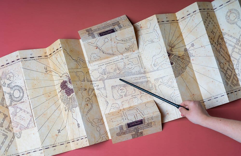 Harry Potter-kart Marauder's Map 18 cm