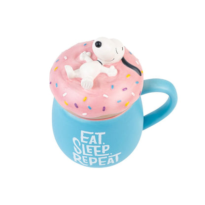 Peanøtter 3D-krus Snoopy smultring