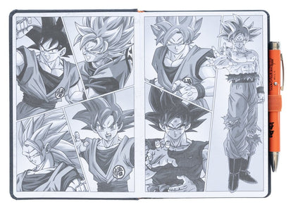 Dragon Ball Premium Notebook A5 med projektorpen Super Goku