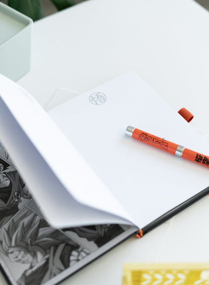 Dragon Ball Premium Notebook A5 med projektorpen Super Goku