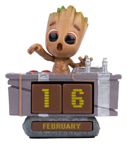 Marvel 3D Perpetual Calendar Groot Dødsknap 12 cm