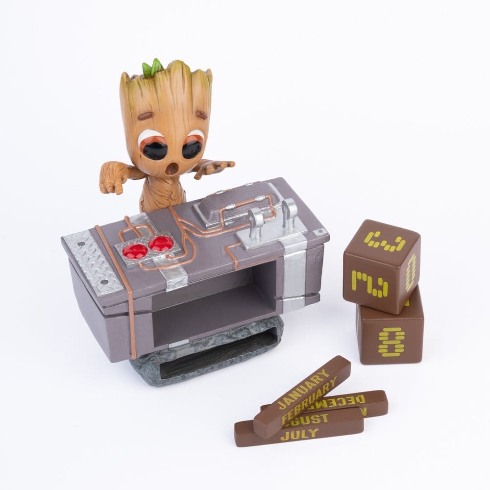 Marvel 3D Perpetual Calendar Groot Dødsknap 12 cm