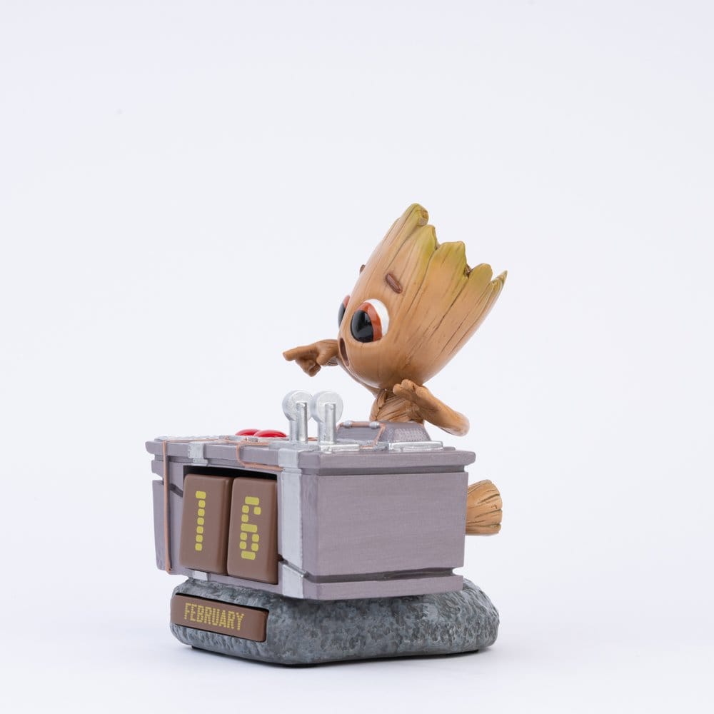Marvel 3D Ewiger Kalender Groot Death Button 12 cm