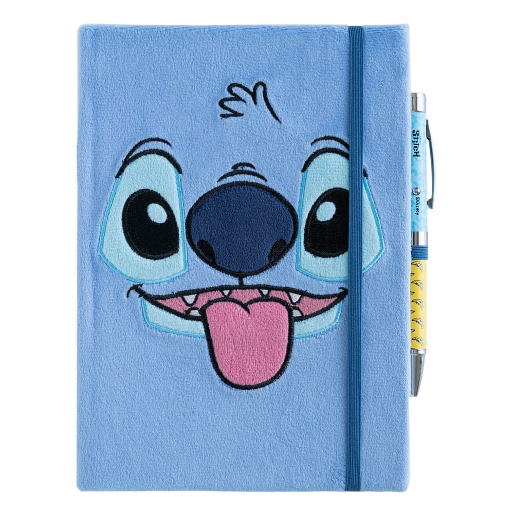 Stitch Premium Plush Notebook A5 med pen Tropical