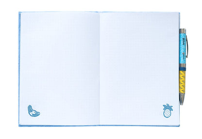 Stitch Premium Plush Notebook A5 med pen Tropical