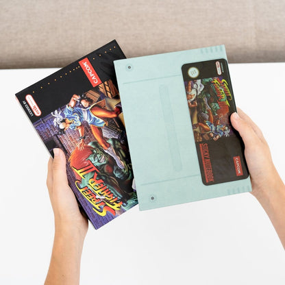 Cuaderno Premium de Street Fighter con notas adhesivas y tapa A5
