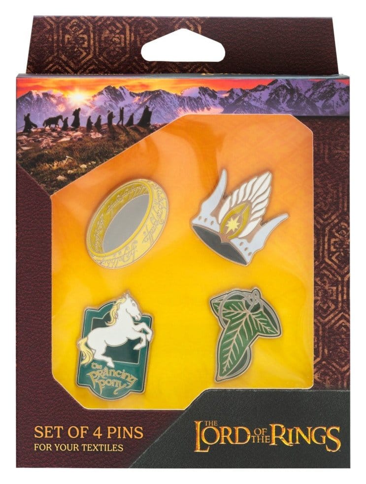 Sagan om ringen Pins Set med 4
