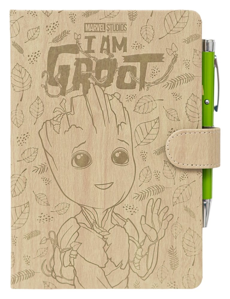 Marvel Premium Notebook med projektor Pen Groot A5