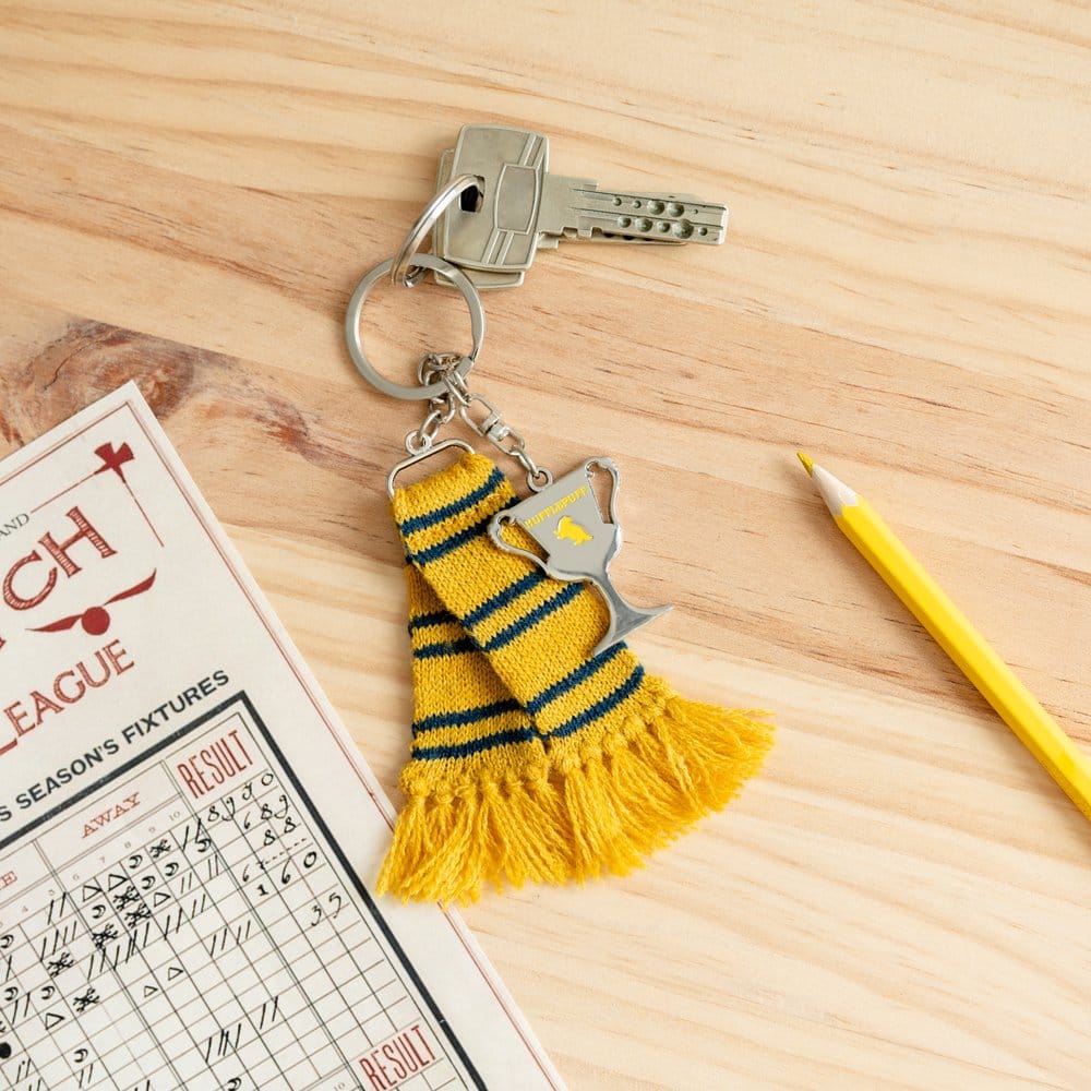 Harry Potter sleutelhanger Huffelpuf sjaal 15 cm