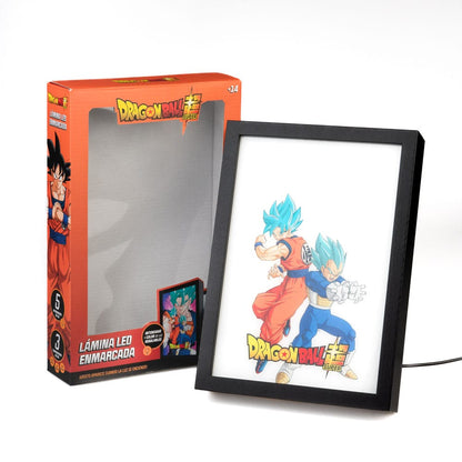 Dragon Ball Super Indrammet LED-print