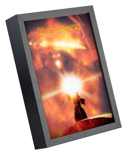 Der Herr der Ringe gerahmtes LED-Panel 28 x 20 cm