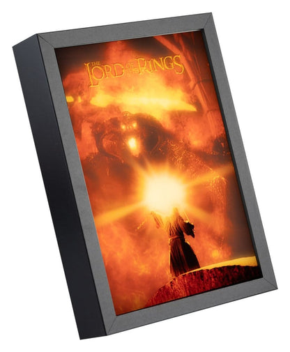 Der Herr der Ringe gerahmtes LED-Panel 28 x 20 cm
