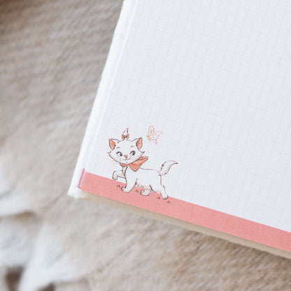 Quaderno in peluche Premium Gli Aristogatti A5 Bonjour Marie
