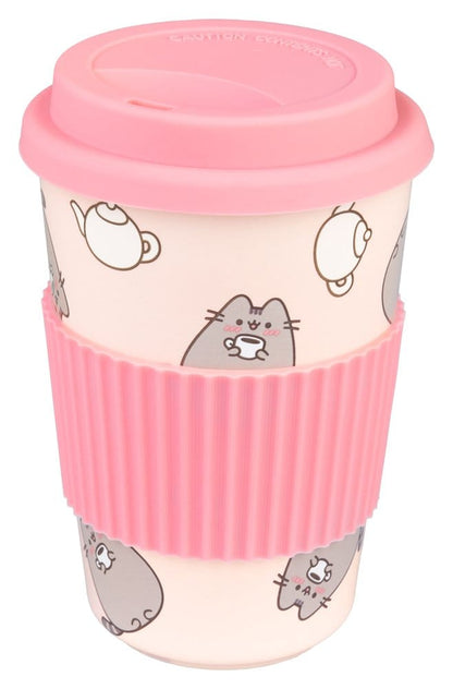 Pusheen Keramikkrus med låg 400 ml